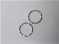 Orecchini Domar Cerchi argento 925 lisci in Argento ORAR-436-280